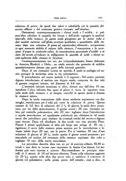 Folia medica periodico trimensile di patologia e clinica medica