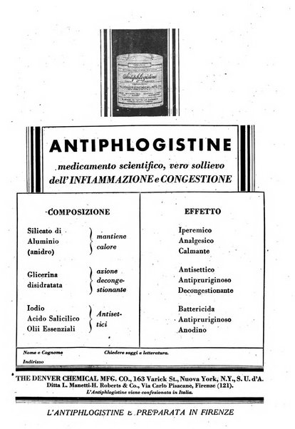 Folia medica periodico trimensile di patologia e clinica medica