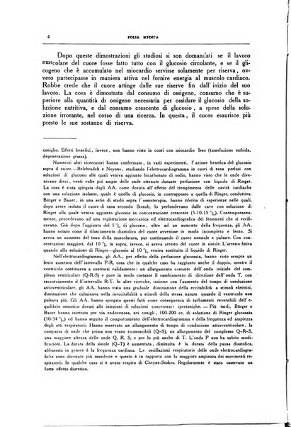 Folia medica periodico trimensile di patologia e clinica medica