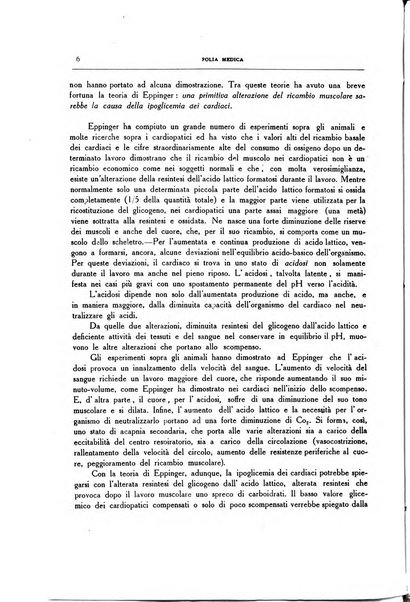 Folia medica periodico trimensile di patologia e clinica medica