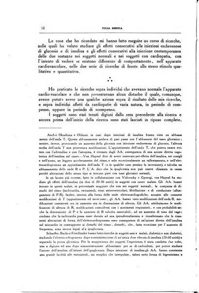 Folia medica periodico trimensile di patologia e clinica medica