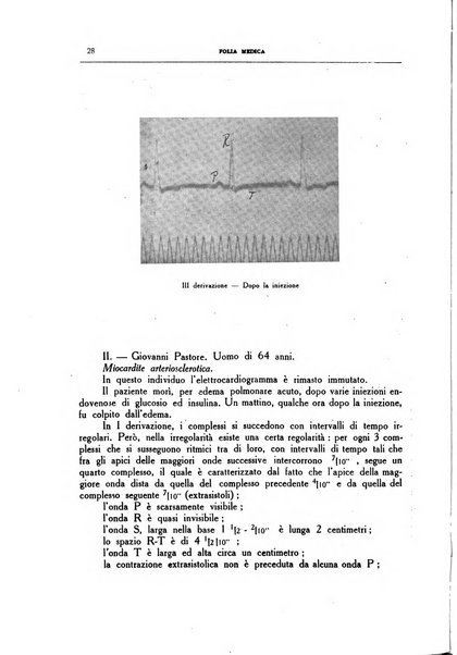 Folia medica periodico trimensile di patologia e clinica medica