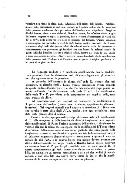 Folia medica periodico trimensile di patologia e clinica medica