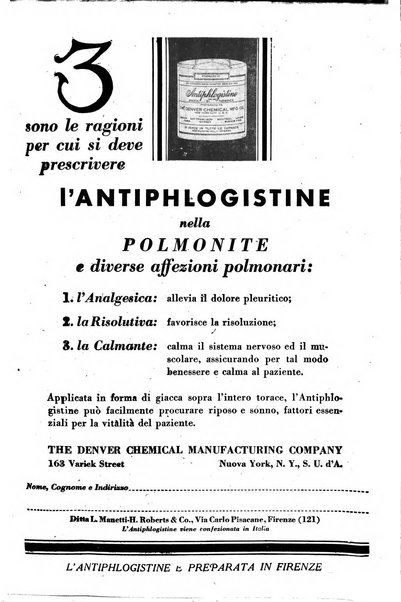 Folia medica periodico trimensile di patologia e clinica medica