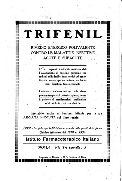 Folia medica periodico trimensile di patologia e clinica medica