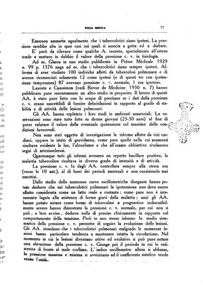 Folia medica periodico trimensile di patologia e clinica medica