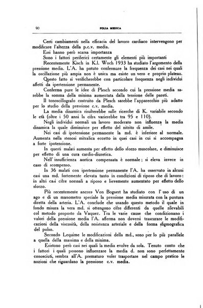 Folia medica periodico trimensile di patologia e clinica medica