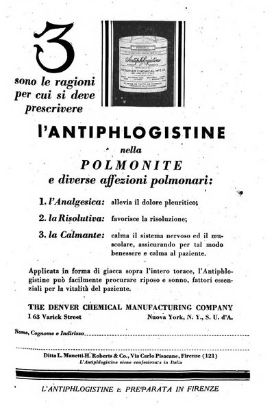 Folia medica periodico trimensile di patologia e clinica medica