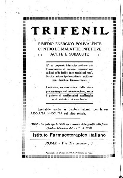 Folia medica periodico trimensile di patologia e clinica medica