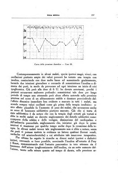 Folia medica periodico trimensile di patologia e clinica medica