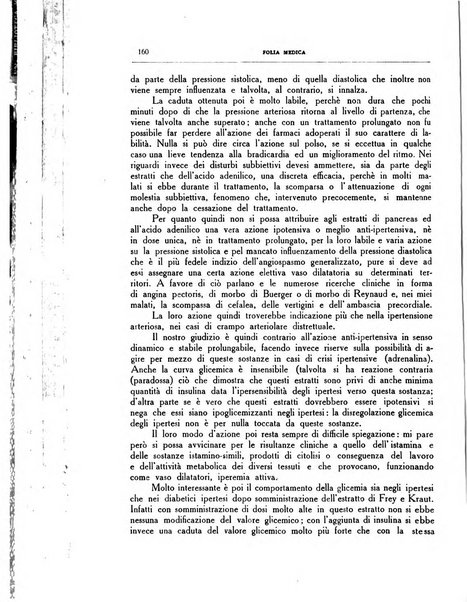 Folia medica periodico trimensile di patologia e clinica medica