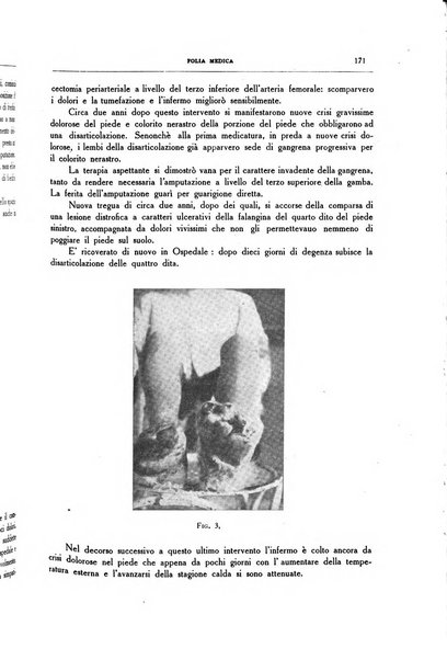 Folia medica periodico trimensile di patologia e clinica medica