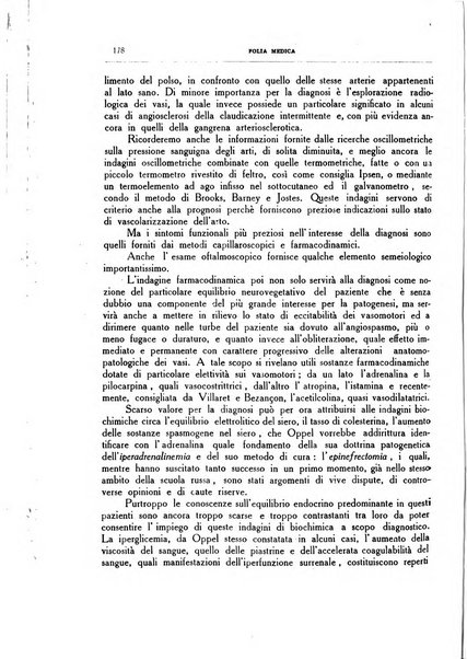 Folia medica periodico trimensile di patologia e clinica medica