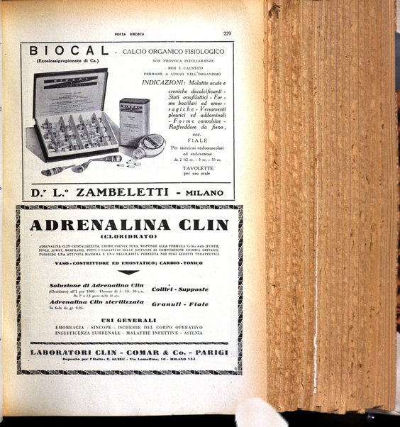 Folia medica periodico trimensile di patologia e clinica medica