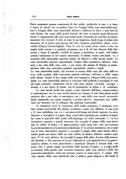 Folia medica periodico trimensile di patologia e clinica medica