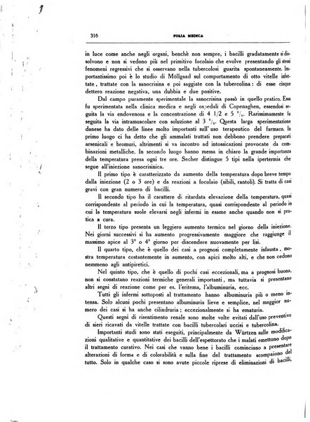 Folia medica periodico trimensile di patologia e clinica medica