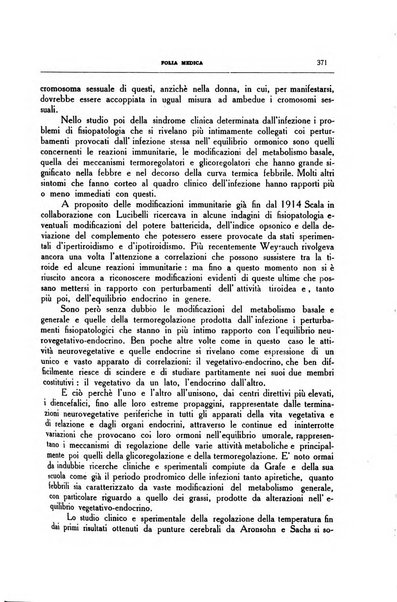 Folia medica periodico trimensile di patologia e clinica medica