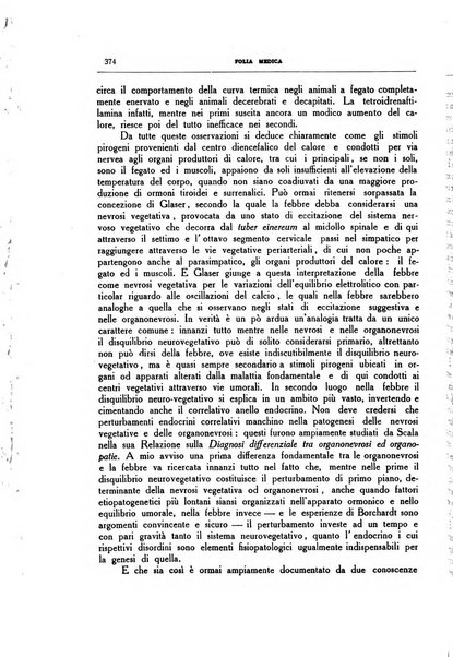 Folia medica periodico trimensile di patologia e clinica medica