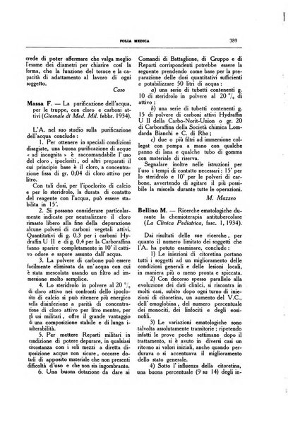 Folia medica periodico trimensile di patologia e clinica medica