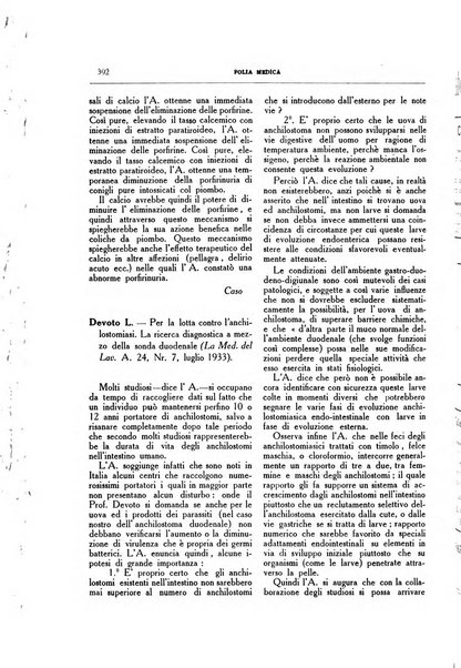 Folia medica periodico trimensile di patologia e clinica medica