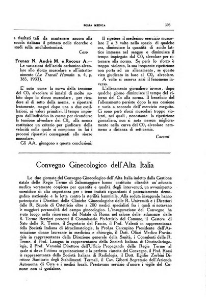 Folia medica periodico trimensile di patologia e clinica medica