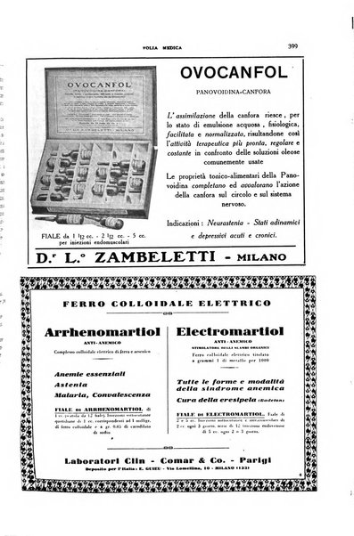 Folia medica periodico trimensile di patologia e clinica medica