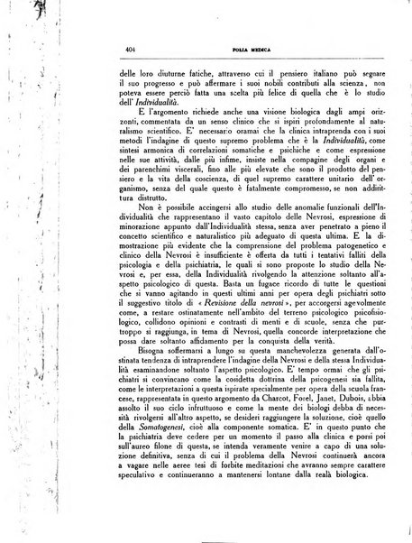 Folia medica periodico trimensile di patologia e clinica medica