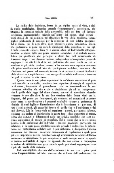 Folia medica periodico trimensile di patologia e clinica medica