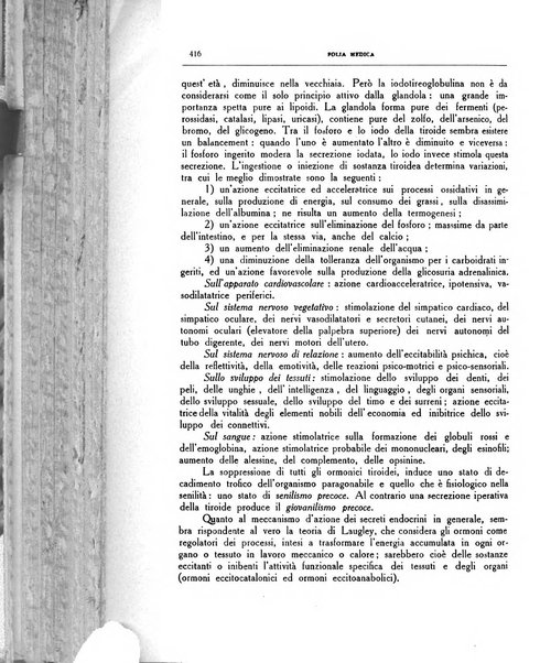 Folia medica periodico trimensile di patologia e clinica medica