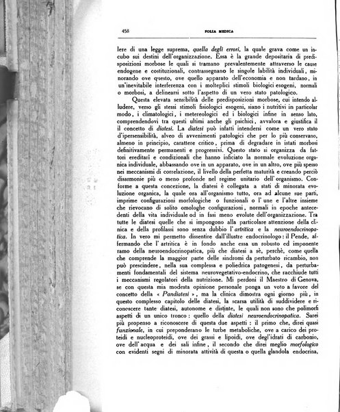 Folia medica periodico trimensile di patologia e clinica medica