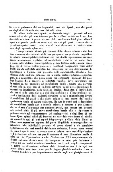 Folia medica periodico trimensile di patologia e clinica medica