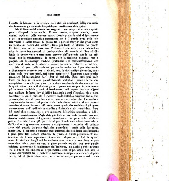 Folia medica periodico trimensile di patologia e clinica medica