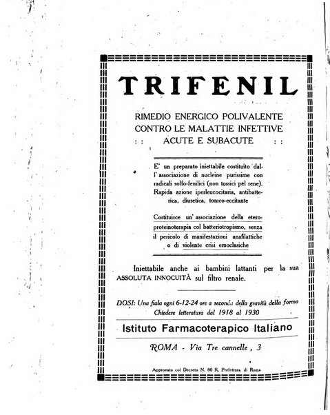 Folia medica periodico trimensile di patologia e clinica medica