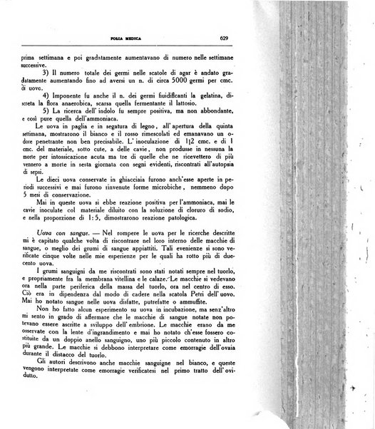 Folia medica periodico trimensile di patologia e clinica medica