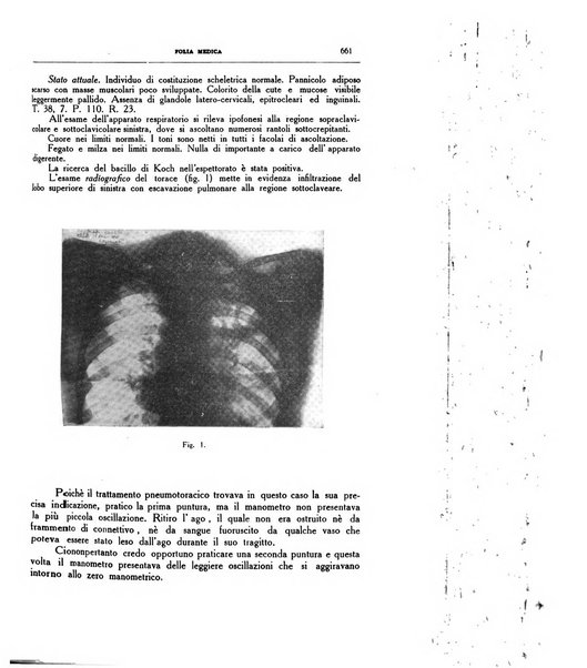 Folia medica periodico trimensile di patologia e clinica medica