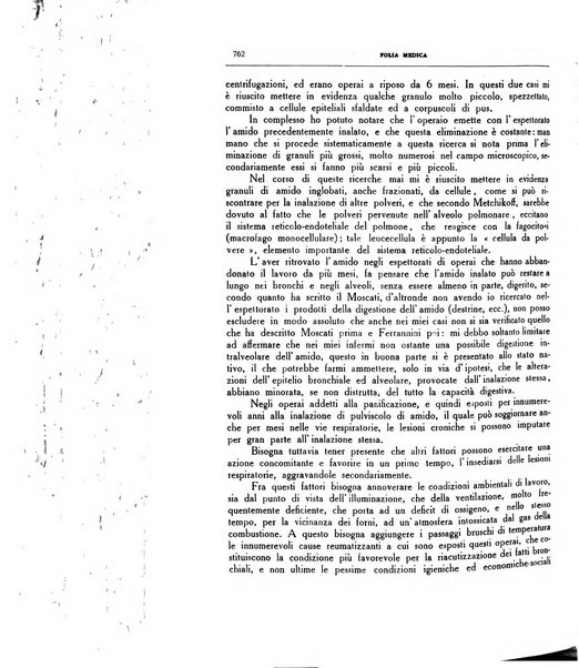 Folia medica periodico trimensile di patologia e clinica medica