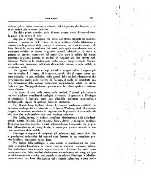 Folia medica periodico trimensile di patologia e clinica medica