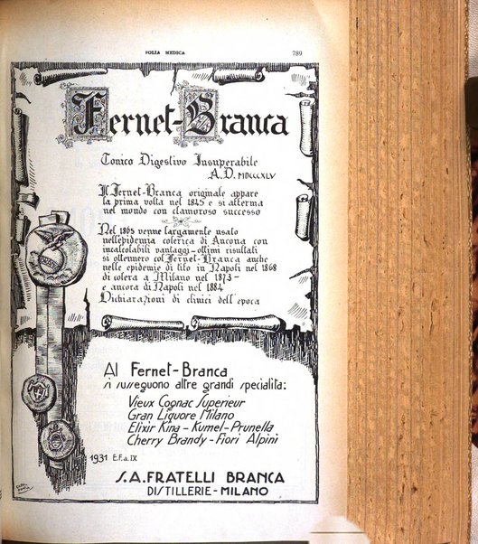 Folia medica periodico trimensile di patologia e clinica medica