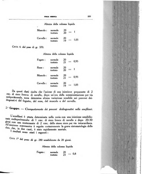 Folia medica periodico trimensile di patologia e clinica medica