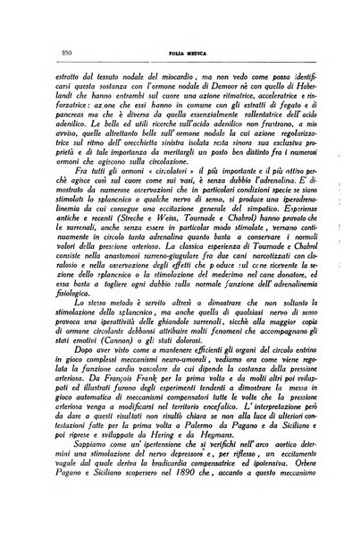 Folia medica periodico trimensile di patologia e clinica medica