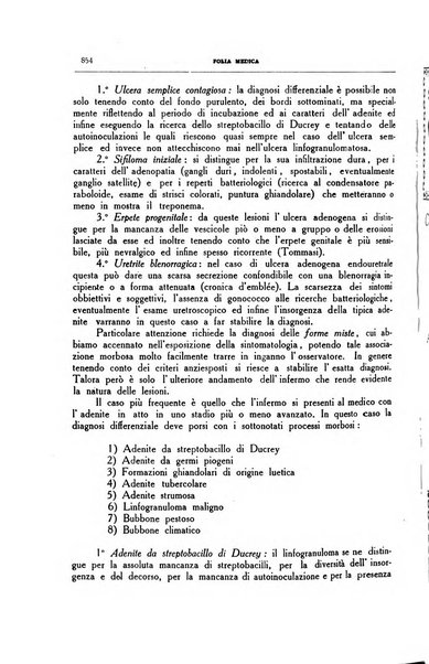 Folia medica periodico trimensile di patologia e clinica medica