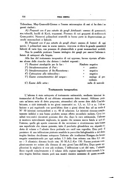 Folia medica periodico trimensile di patologia e clinica medica