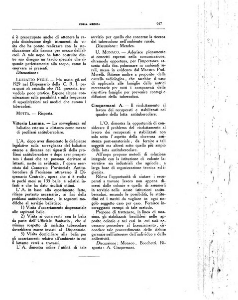 Folia medica periodico trimensile di patologia e clinica medica