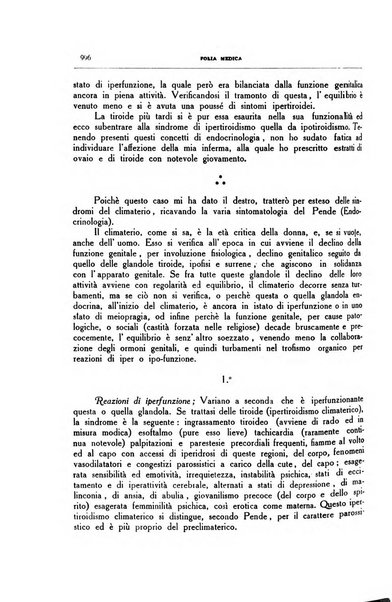 Folia medica periodico trimensile di patologia e clinica medica