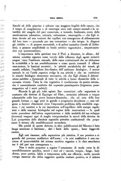 Folia medica periodico trimensile di patologia e clinica medica