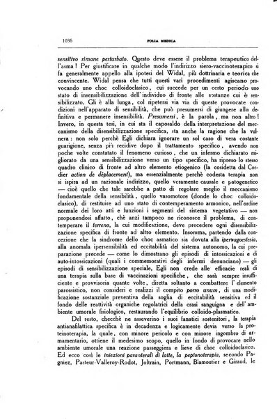 Folia medica periodico trimensile di patologia e clinica medica