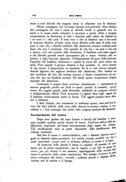 Folia medica periodico trimensile di patologia e clinica medica