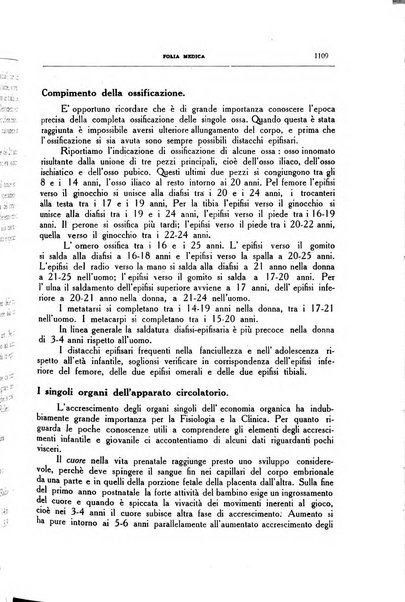 Folia medica periodico trimensile di patologia e clinica medica