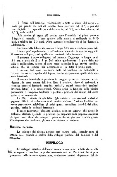 Folia medica periodico trimensile di patologia e clinica medica