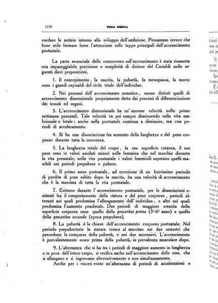 Folia medica periodico trimensile di patologia e clinica medica